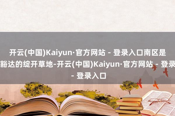开云(中国)Kaiyun·官方网站 - 登录入口南区是一派豁达的绽开草地-开云(中国)Kaiyun·官方网站 - 登录入口