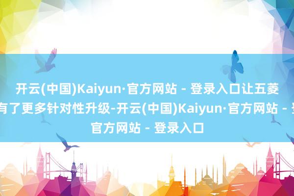 开云(中国)Kaiyun·官方网站 - 登录入口让五菱之光EV有了更多针对性升级-开云(中国)Kaiyun·官方网站 - 登录入口