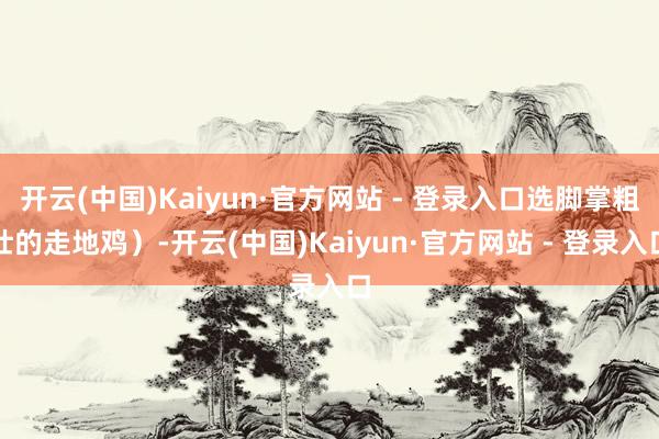 开云(中国)Kaiyun·官方网站 - 登录入口选脚掌粗壮的走地鸡）-开云(中国)Kaiyun·官方网站 - 登录入口