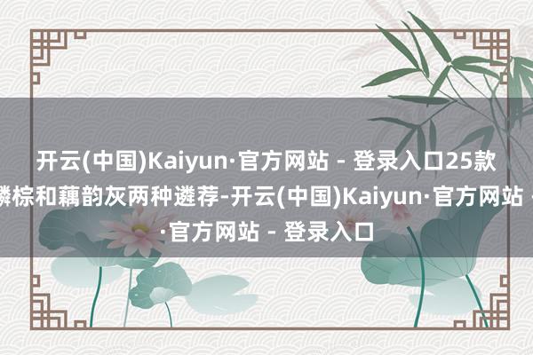 开云(中国)Kaiyun·官方网站 - 登录入口25款汉提供麒麟棕和藕韵灰两种遴荐-开云(中国)Kaiyun·官方网站 - 登录入口
